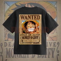 WANTED LUFFY REWIND TEE