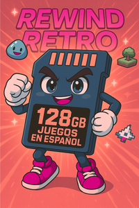 SD +3900 JUEGOS ESPAÑOL RG40XXV/H-RGCUBE 128GB