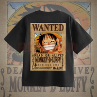 WANTED LUFFY REWIND TEE